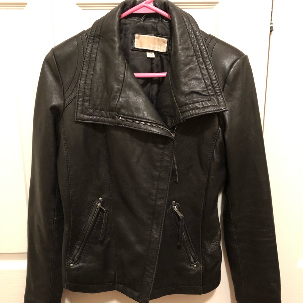 Michael Kors Leather biker jacket